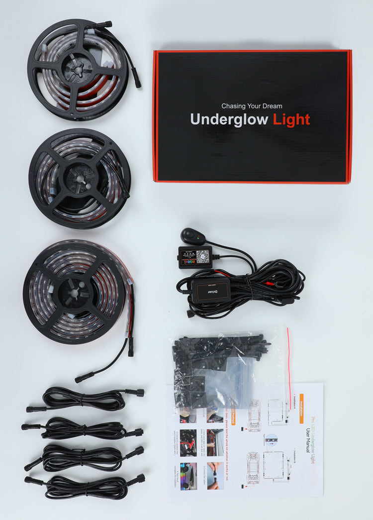 Next Gen RGBIC Unterbodenbeleuchtungs-Kit Double Row Power Kit (6-teilig)
