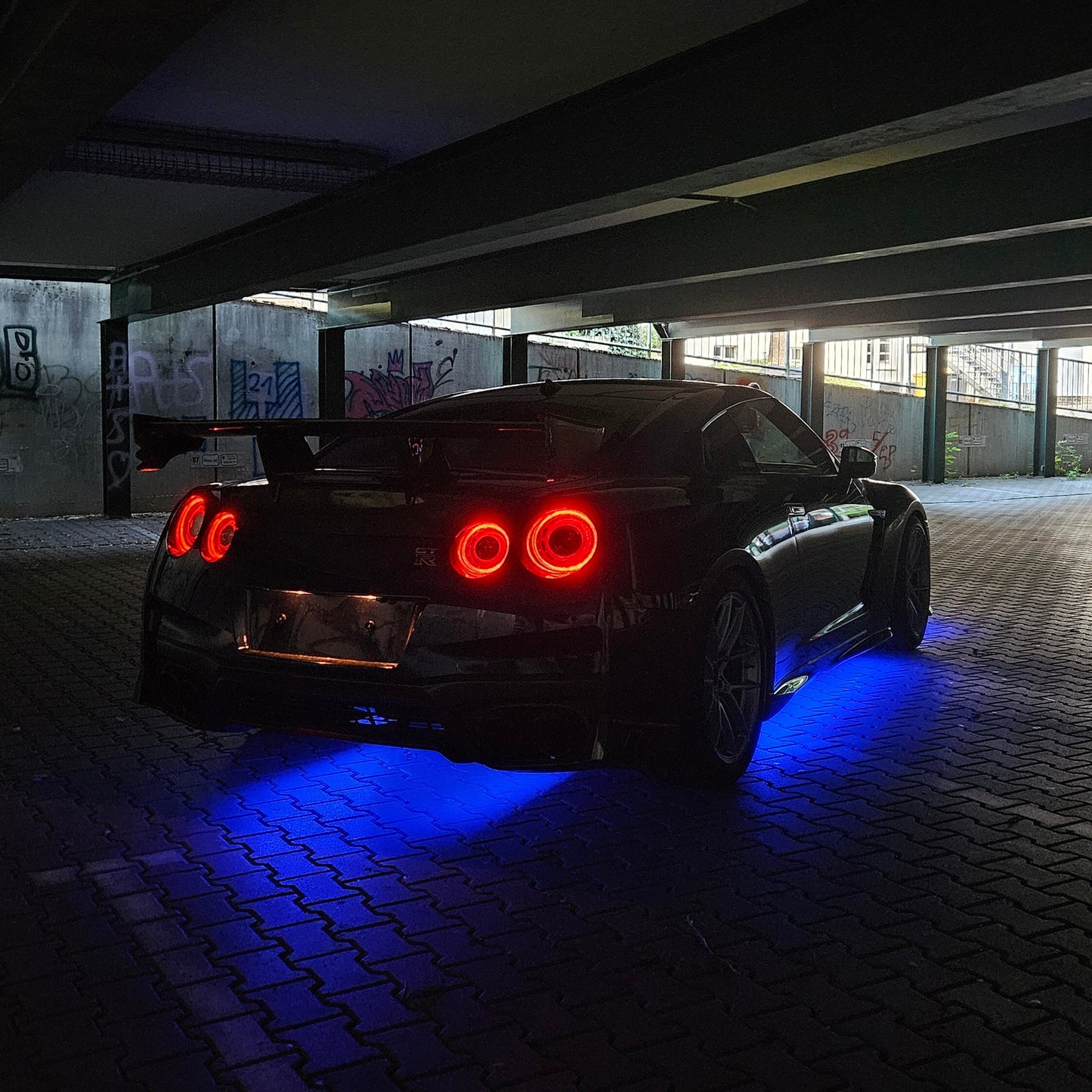 RGBIC Unterbodenbeleuchtung für Autos – XXL 6-teiliges Komplettset 90cm & 180cm
